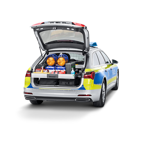 Ausgebauter Audi A6 mit bott vario3 Fahrzeugeinrichtung