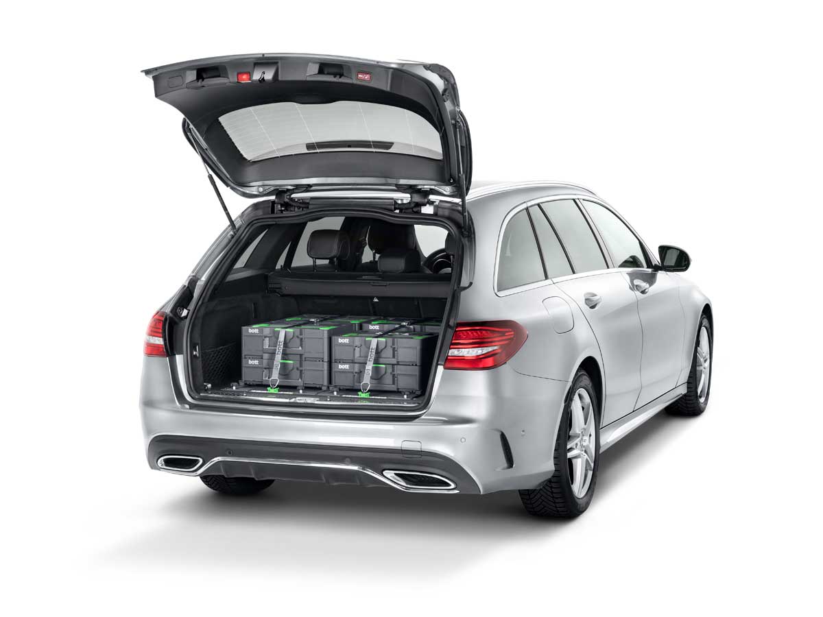 Transport af Systainer³ kuffertsystemet korrekt i en bil